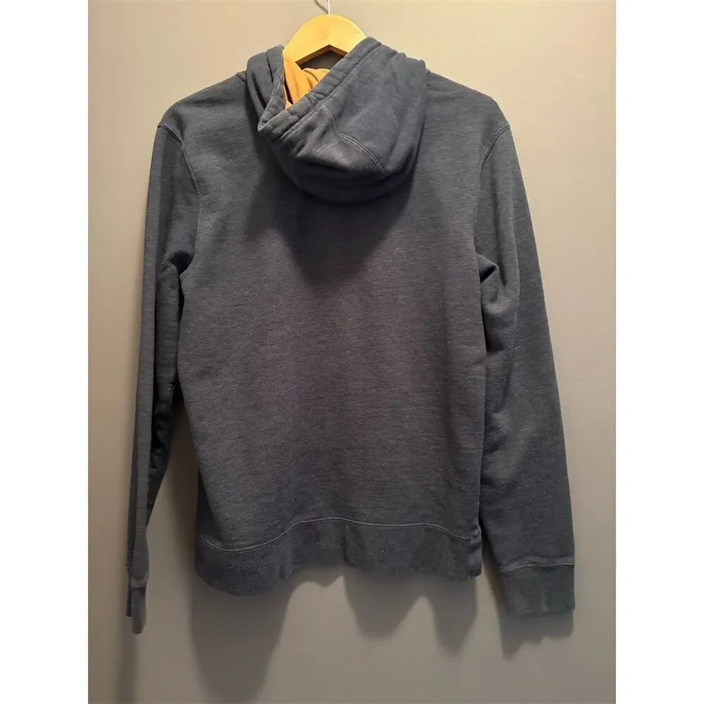 Marmot Men's Medium Blue Pullover Hoodie Fleece Lined Kangaroo Pocket